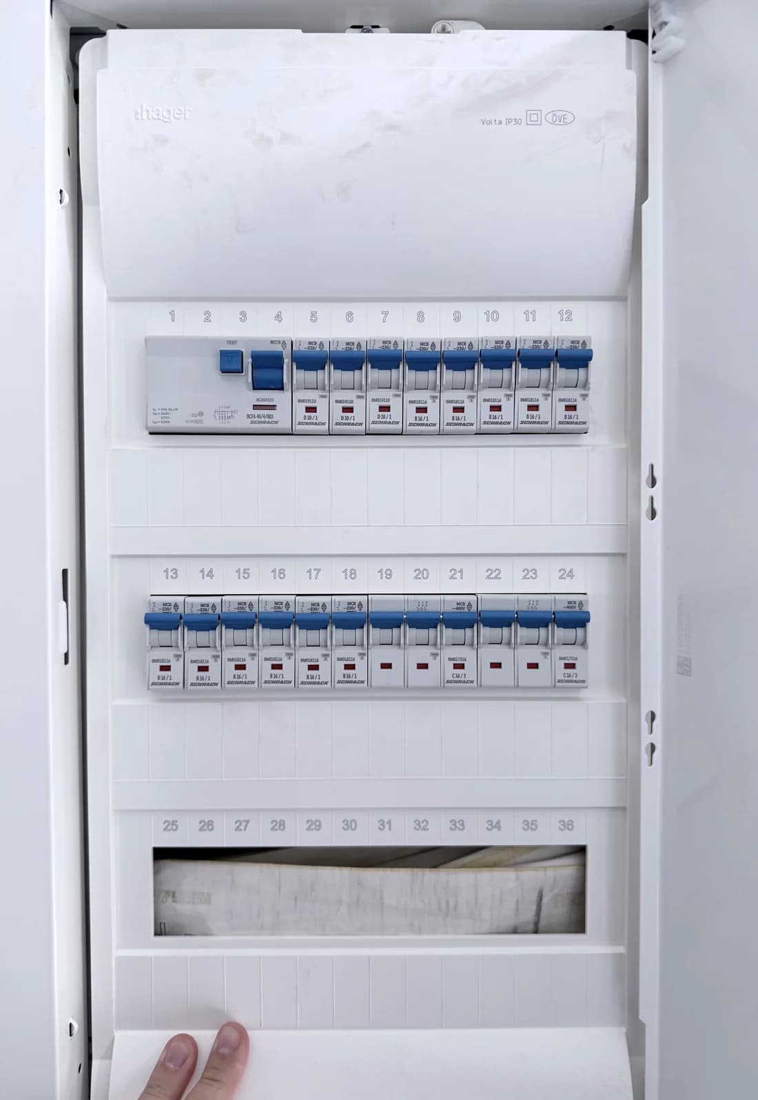 Manjši notranji električni razdelilnik